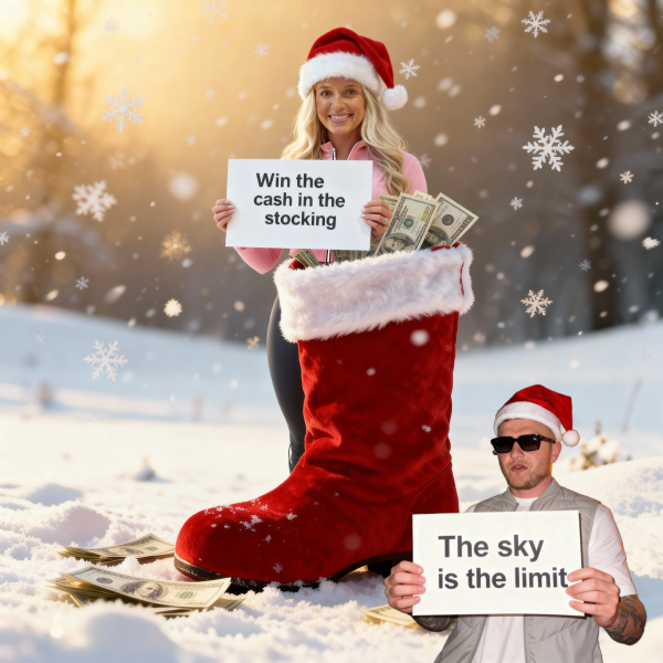 Win the cash in the stocking!
